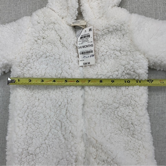 First Impressions Baby Hooded Fleece Coverall 3-6Months - Picture 4 of 10